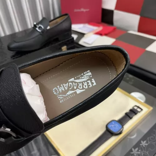 Replica Salvatore Ferragamo Leather Shoes For Men #1381472 $108.00 USD for Wholesale