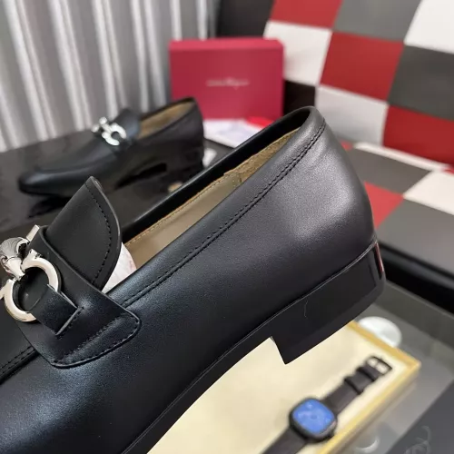 Replica Salvatore Ferragamo Leather Shoes For Men #1381473 $108.00 USD for Wholesale