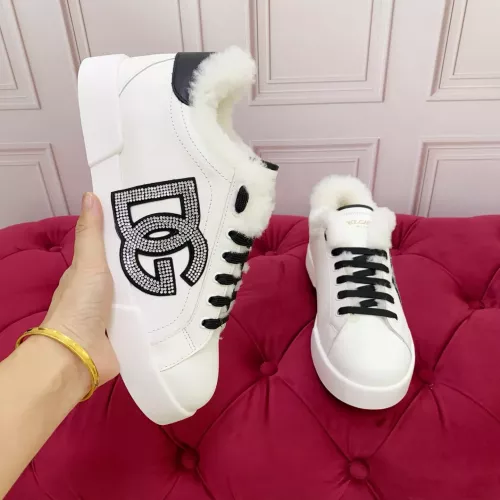 Replica Dolce & Gabbana D&G Casual Shoes For Women #1381536 $122.00 USD for Wholesale