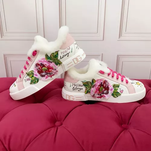 Replica Dolce & Gabbana D&G Casual Shoes For Women #1381540 $125.00 USD for Wholesale