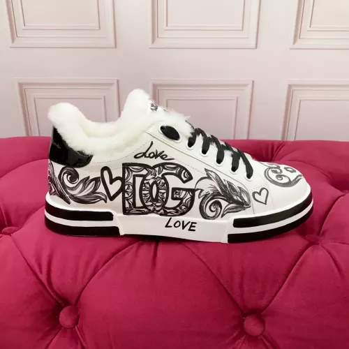 Replica Dolce & Gabbana D&G Casual Shoes For Women #1381547 $125.00 USD for Wholesale