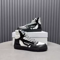 $130.00 USD Off-White High Tops Shoes For Men #1373377
