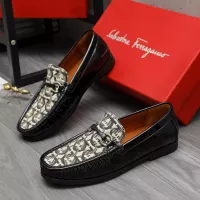 $80.00 USD Salvatore Ferragamo Leather Shoes For Men #1373656