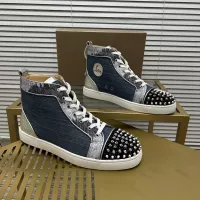 $98.00 USD Christian Louboutin High Top Shoes For Men #1373702