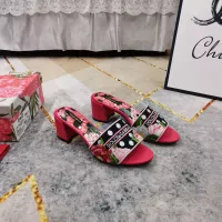$125.00 USD Dolce & Gabbana D&G Slippers For Women #1374248
