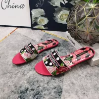 $125.00 USD Dolce & Gabbana D&G Slippers For Women #1374250