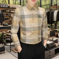$56.00 USD Burberry Shirts Long Sleeved For Men #1374912