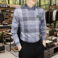 $56.00 USD Burberry Shirts Long Sleeved For Men #1374913