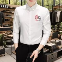 $56.00 USD Burberry Shirts Long Sleeved For Men #1374918