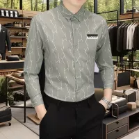 $56.00 USD Boss Shirts Long Sleeved For Men #1374926