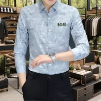$56.00 USD Boss Shirts Long Sleeved For Men #1374927