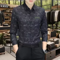 $56.00 USD Boss Shirts Long Sleeved For Men #1374928