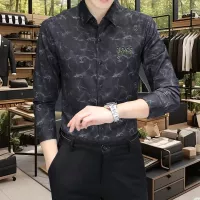 $56.00 USD Boss Shirts Long Sleeved For Men #1374928