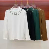$72.00 USD Balmain T-Shirts Long Sleeved For Men #1377479