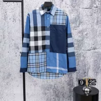 $56.00 USD Burberry Shirts Long Sleeved For Men #1378500