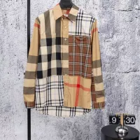 $56.00 USD Burberry Shirts Long Sleeved For Men #1378501