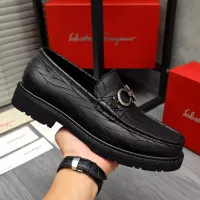 $98.00 USD Salvatore Ferragamo Leather Shoes For Men #1380531