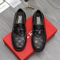 $98.00 USD Salvatore Ferragamo Leather Shoes For Men #1380544