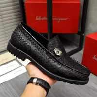 $98.00 USD Salvatore Ferragamo Leather Shoes For Men #1380545