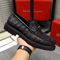 $98.00 USD Salvatore Ferragamo Leather Shoes For Men #1380547