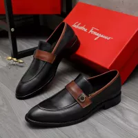 $88.00 USD Salvatore Ferragamo Leather Shoes For Men #1380555