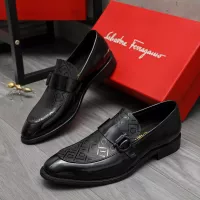 $88.00 USD Salvatore Ferragamo Leather Shoes For Men #1380560