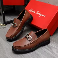 $96.00 USD Salvatore Ferragamo Leather Shoes For Men #1380570