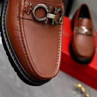 $96.00 USD Salvatore Ferragamo Leather Shoes For Men #1380570