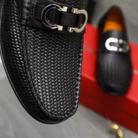 $76.00 USD Salvatore Ferragamo Leather Shoes For Men #1380573