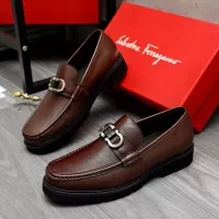 $100.00 USD Salvatore Ferragamo Leather Shoes For Men #1380579