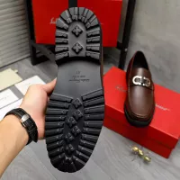 $100.00 USD Salvatore Ferragamo Leather Shoes For Men #1380579