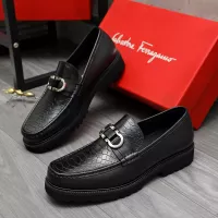 $100.00 USD Salvatore Ferragamo Leather Shoes For Men #1380594