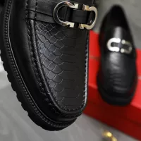 $100.00 USD Salvatore Ferragamo Leather Shoes For Men #1380594