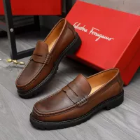 $85.00 USD Salvatore Ferragamo Leather Shoes For Men #1380640