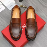 $85.00 USD Salvatore Ferragamo Leather Shoes For Men #1380640