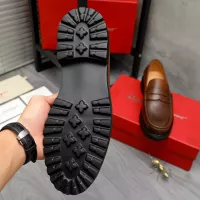 $85.00 USD Salvatore Ferragamo Leather Shoes For Men #1380640