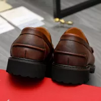$85.00 USD Salvatore Ferragamo Leather Shoes For Men #1380640