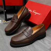 $85.00 USD Salvatore Ferragamo Leather Shoes For Men #1380641