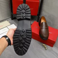 $85.00 USD Salvatore Ferragamo Leather Shoes For Men #1380641