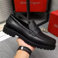 $85.00 USD Salvatore Ferragamo Leather Shoes For Men #1380649