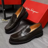 $85.00 USD Salvatore Ferragamo Leather Shoes For Men #1380653