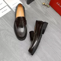 $85.00 USD Salvatore Ferragamo Leather Shoes For Men #1380653