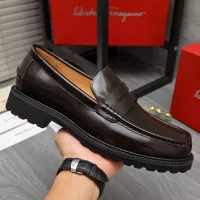 $85.00 USD Salvatore Ferragamo Leather Shoes For Men #1380653