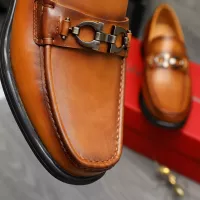 $85.00 USD Salvatore Ferragamo Leather Shoes For Men #1380680