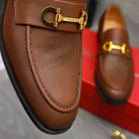 $85.00 USD Salvatore Ferragamo Leather Shoes For Men #1380691