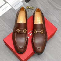 $85.00 USD Salvatore Ferragamo Leather Shoes For Men #1380695