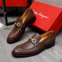 $85.00 USD Salvatore Ferragamo Leather Shoes For Men #1380695