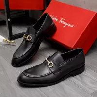 $85.00 USD Salvatore Ferragamo Leather Shoes For Men #1380698