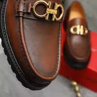 $85.00 USD Salvatore Ferragamo Leather Shoes For Men #1380701