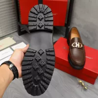 $85.00 USD Salvatore Ferragamo Leather Shoes For Men #1380706